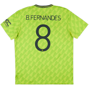 2022-23 Manchester United Third Shirt B.Fernandes #8 - 8/10 - (XL)