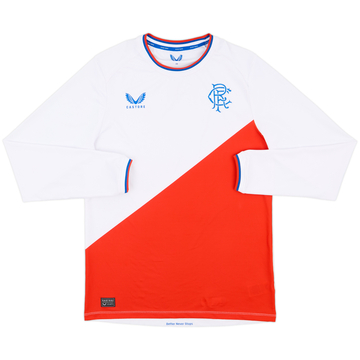 2022-23 Rangers Away L/S Shirt - 9/10 - (M)