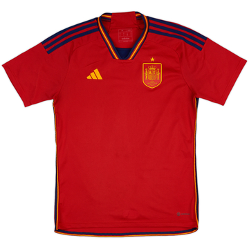 2022-23 Spain Home Shirt - 8/10 - (M)