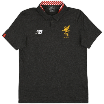 2017-18 Liverpool New Balance Polo Shirt - 8/10 - (L)