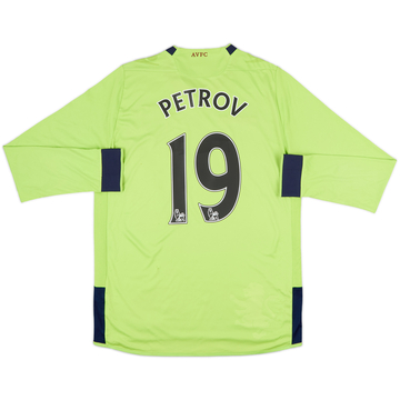 2012-13 Aston Villa Away L/S Shirt Petrov #19 - 5/10 - (L)