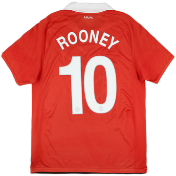 2010-11 Manchester United Home Shirt Rooney #10 - 5/10 - (M)