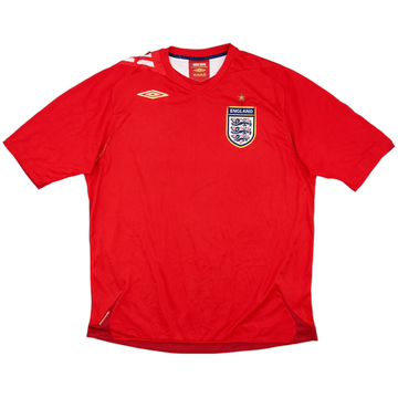 2006-08 England Away Shirt - 5/10 - (XL)