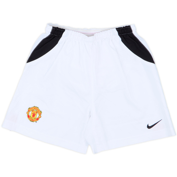 2002-04 Manchester United Home Shorts - 9/10 - (M.Boys)