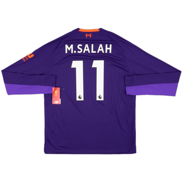 2018-19 Liverpool Away L/S Shirt M.Salah #11 (M)
