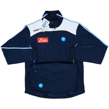 2009-10 Napoli Macron Tracksuit (M)