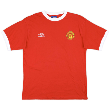 1998-99 Manchester United Umbro Cotton Tee - 8/10 - (L)