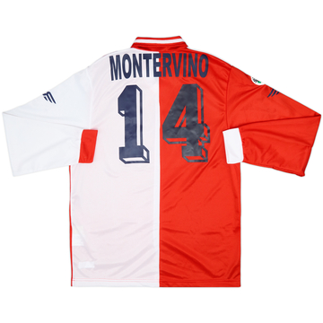 2001-02 Ancona Match Issue Third L/S Shirt Montervino #14