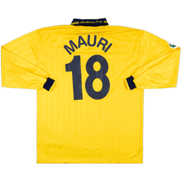 2001-02 Modena Match Issue Home L/S Shirt Mauri #18