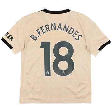 2019-20 Manchester United Away Shirt B.Fernandes #18 - 10/10 - (L.Boys)