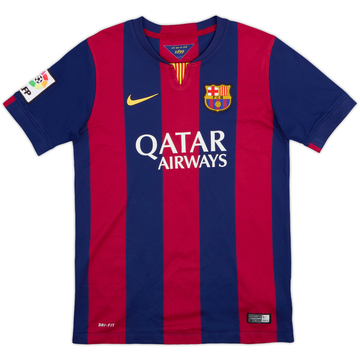 2014-15 Barcelona Home Shirt - 8/10 - (L.Boys)