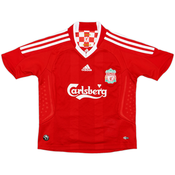 2008-10 Liverpool Home Shirt - 6/10 - (S.Boys)