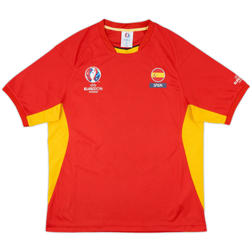 Spain Euro 2016 Fan Leisure Shirt - 8/10 - (M)