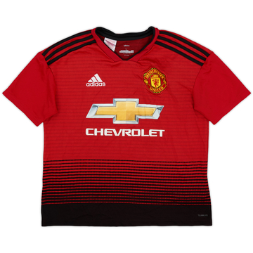 2018-19 Manchester United Home Shirt - 5/10 - (L.Boys)