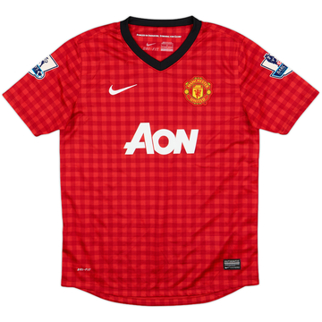 2012-13 Manchester United Home Shirt - 7/10 - (L.Boys)