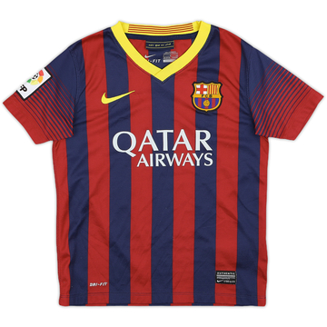 2013-14 Barcelona Home Shirt - 8/10 - (S.Boys)