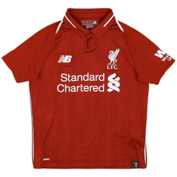 2018-19 Liverpool Home Shirt - 9/10 - (M.Boys)