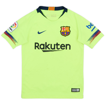 2018-19 Barcelona Away Shirt - 6/10 - (S.Boys)