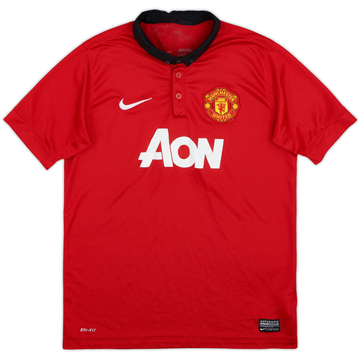 2013-14 Manchester United Home Shirt - 9/10 - (L.Boys)