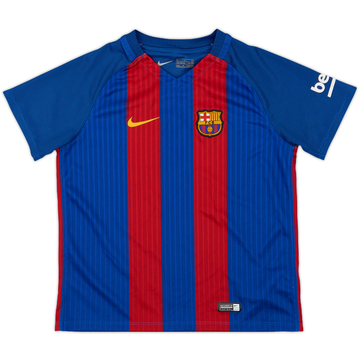 2016-17 Barcelona Home Shirt - 8/10 - (S.Boys)