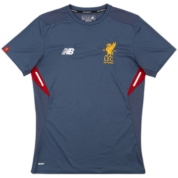 2017-18 Liverpool New Balance Training Shirt - 9/10 - (M)