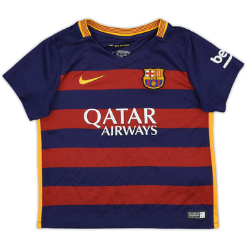 2015-16 Barcelona Home Shirt - 9/10 - (3-4 Years)
