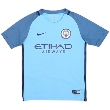 2016-17 Manchester City Home Shirt - 7/10 - (S.Boys)