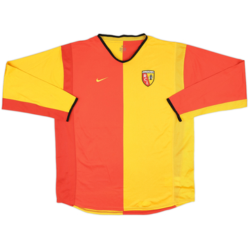 2001-02 Lens Player Issue Home L/S Shirt - 10/10 - (M)