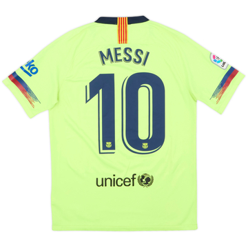 2018-19 Barcelona Away Shirt Messi #10 - 8/10 - (M)