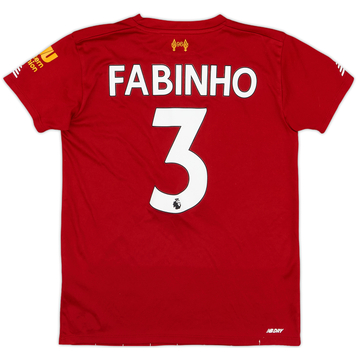 2019-20 Liverpool Home Shirt Fabinho #3 - 9/10 - (S.Boys)