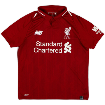 2018-19 Liverpool Home Shirt - 8/10 - (M.Boys)