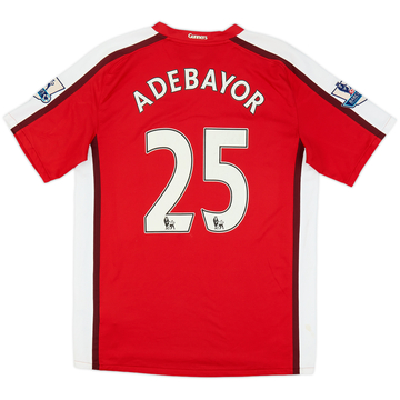 2008-10 Arsenal Home Shirt Adebayor #25 - 6/10 - (M)