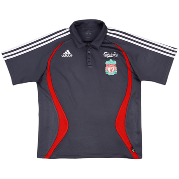 2006-07 Liverpool adidas Polo Shirt - 8/10 - (L)