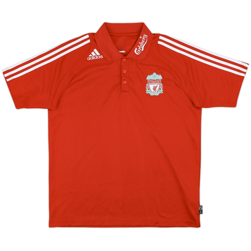 2008-09 Liverpool adidas Polo Shirt - 8/10 - (L)