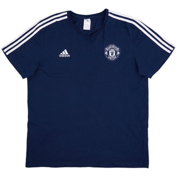 2018-19 Manchester United adidas Cotton Tee - 8/10 - (XL)