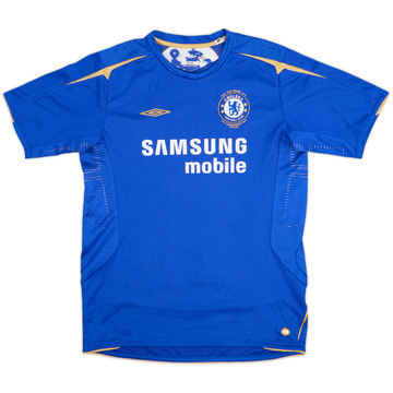 2005-06 Chelsea Centenary Home Shirt - 8/10 - (XL.Boys)