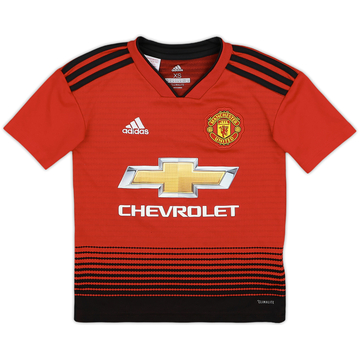 2018-19 Manchester United Home Shirt - 9/10 - (7-8 Years)