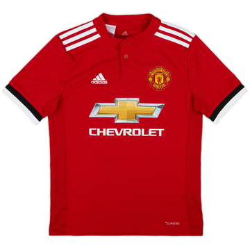 2017-18 Manchester United Home Shirt - 9/10 - (M.Boys)