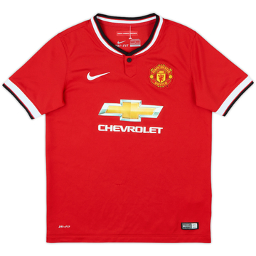 2014-15 Manchester United Home Shirt - 9/10 - (L.Boys)