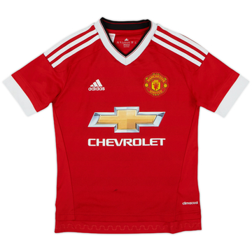 2015-16 Manchester United Home Shirt - 7/10 - (S.Boys)