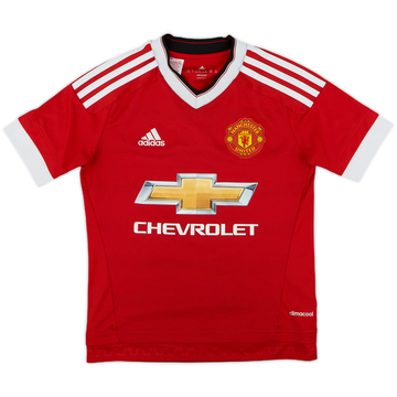 2015-16 Manchester United Home Shirt - 9/10 - (S.Boys)