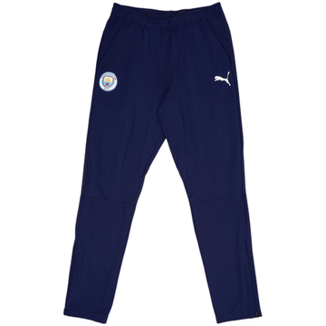 2019-20 Manchester City Puma Track Pants/Bottoms - 8/10 - (L)