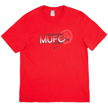 2006-07 Manchester United Nike Graphic Tee - 10/10 - (XXL)