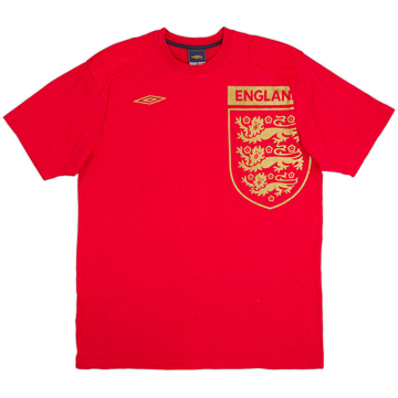 2005-06 England Umbro Graphic Tee - 8/10 - (L)