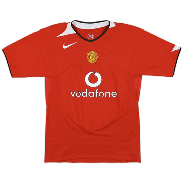 2004-06 Manchester United Home Shirt - 9/10 - (L.Boys)