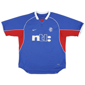 2001-02 Rangers Home Shirt - 7/10 - (L)