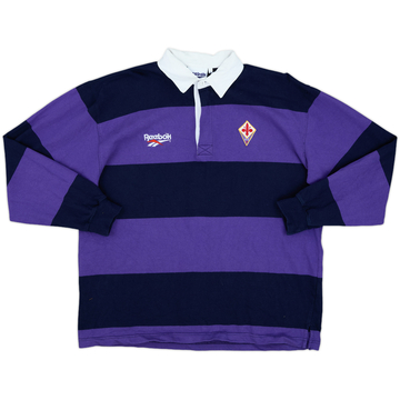 1995-97 Fiorentina Reebok Polo L/S Shirt - 9/10 - (XL)