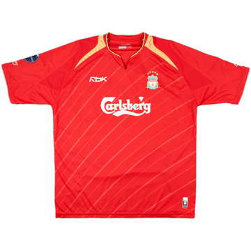 2005-06 Liverpool CL Home Shirt - 6/10 - (XL)