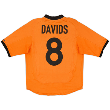 2000-02 Netherlands Home Shirt Davids #8 - 8/10 - (M)