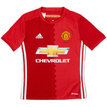 2016-17 Manchester United Home Shirt - 8/10 - (S.Boys)